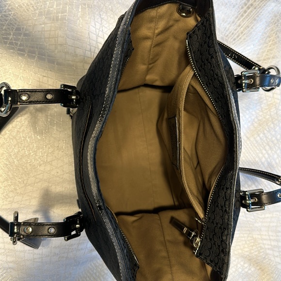 Coach Signature Large North South Tote - Picture 9 of 11